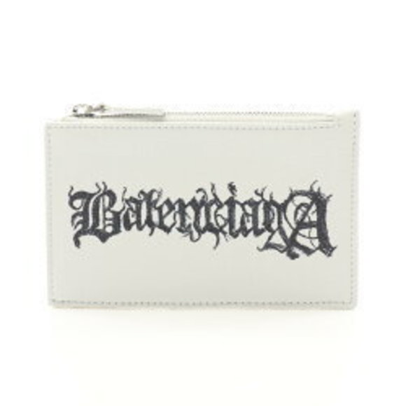 BALENCIAGA CASH coin leather white - Picture 1 of 4